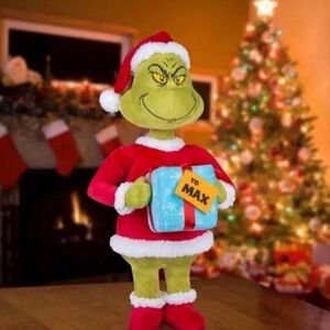 Grinch holiday greeter Christmas decor